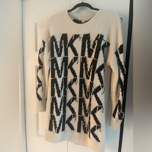 Michael Michael Kors Logo Sweater Dress Excellent Used Condition